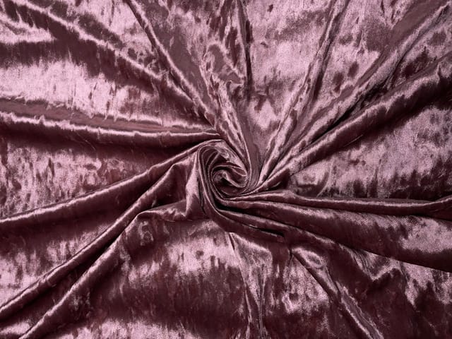 Peach Plain Imported Ice Velvet Fabric