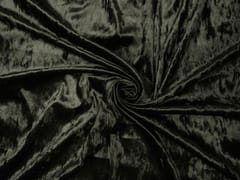 Olive Plain Imported Ice Velvet Fabric