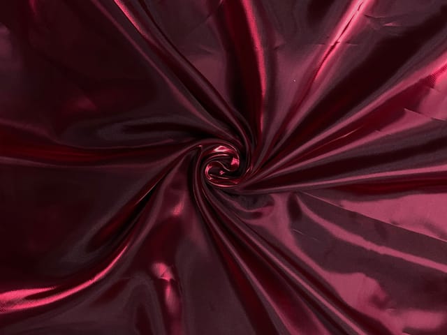 Maroon Plain Imported Versace Satin Fabric