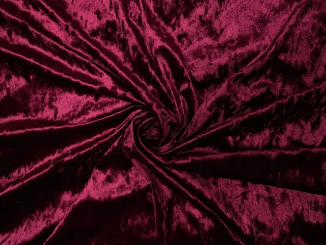 Maroon Plain Imported Ice Velvet Fabric