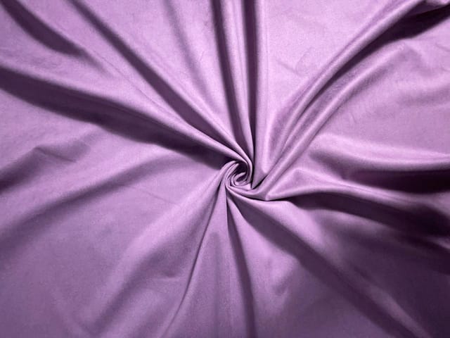 Lilac Plain Suede Fabric
