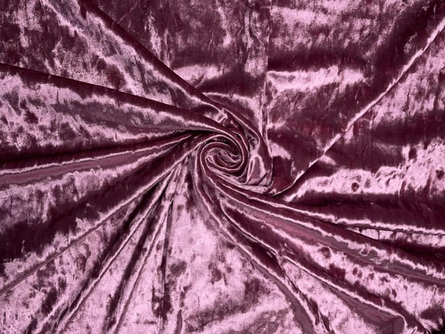 Light Pink Plain Imported Ice Velvet Fabric