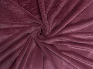 Dusty Pink Imported Plain Rabbit Fur Fabric