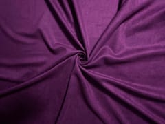 Dark Purple Plain Suede Fabric