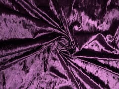 Dark Lilac Plain Imported Ice Velvet Fabric