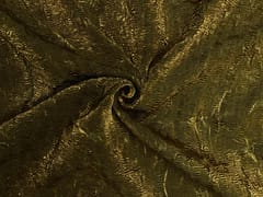 Dark Golden Crush Organza Fabric