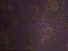 Purple Floral Tissue Embroidery Fabric