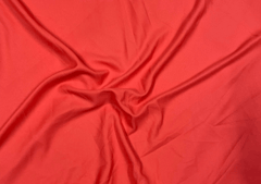 Coral Plain Moss Crepe Fabric