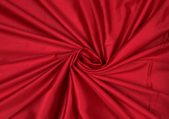 Red N206 Plain Dyed Glace Cotton Fabric