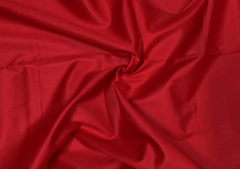 Red N206 Plain Dyed Glace Cotton Fabric