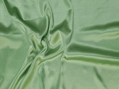 Sea Green Plain Poly Satin Fabric