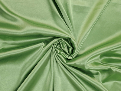 Sea Green Plain Poly Satin Fabric