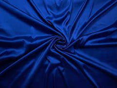 Royal Blue Plain Armani Satin Lycra N90L Fabric