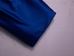Royal Blue Plain Armani Satin Lycra N90L Fabric