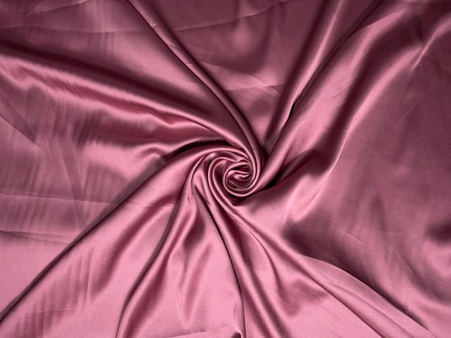 Light Onion Pink Armani Satin Lycra Fabric