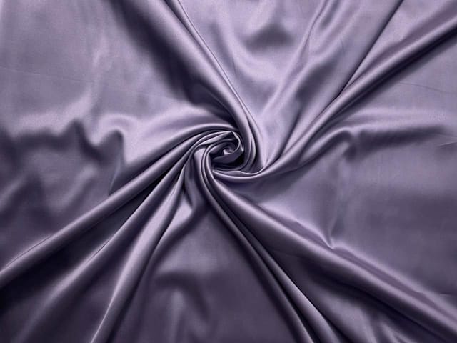 Light Grey Armani Satin Lycra Fabric