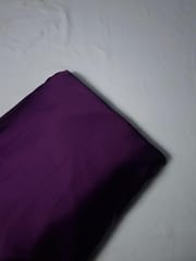 Dark Purple Plain Armani Satin Lycra Fabric