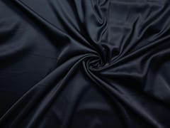 Dark Grey Armani Satin Lycra Fabric