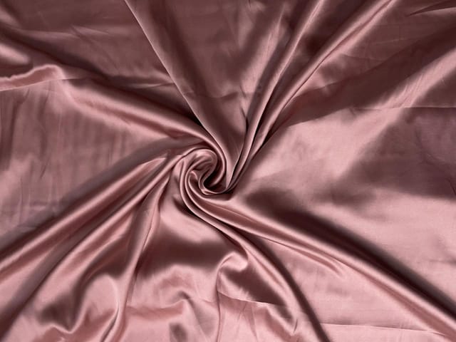 Peach Armani Satin Lycra Fabric