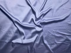 Greys Blue Armani Satin Lycra Fabric