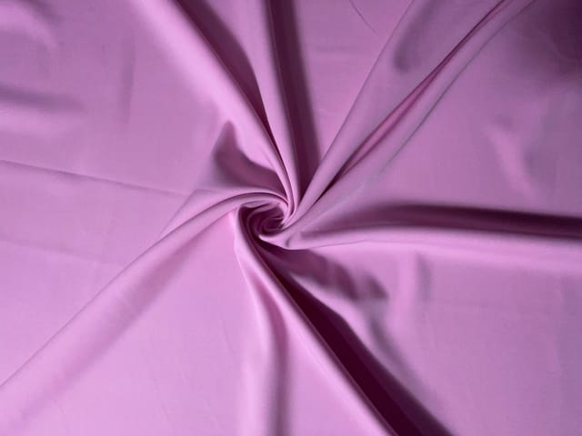 Baby Pink Plain Barbie Crepe Fabric