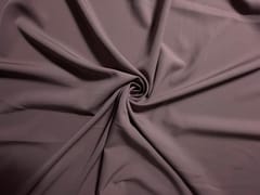 Dark Beige Plain Barbie Crepe Fabric
