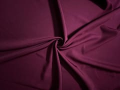 Wine Plain Barbie Crepe Fabric