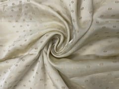 Dyeable Tissue Satin Butti Jacquard Fabric