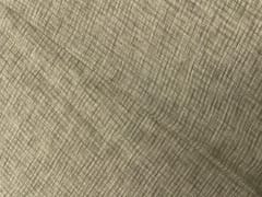 Khakhi Color Checks Cotton Linen Fabric