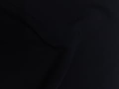 Black Plain Japanese Crepe Fabric