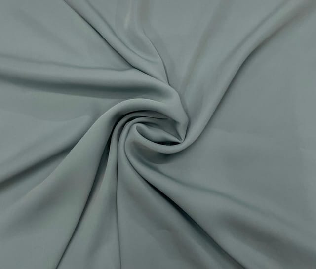 Sea Green N813 Plain Japanese Crepe Fabric