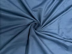 Matte Blue PLain Premium Cotton Linen Fabric N88