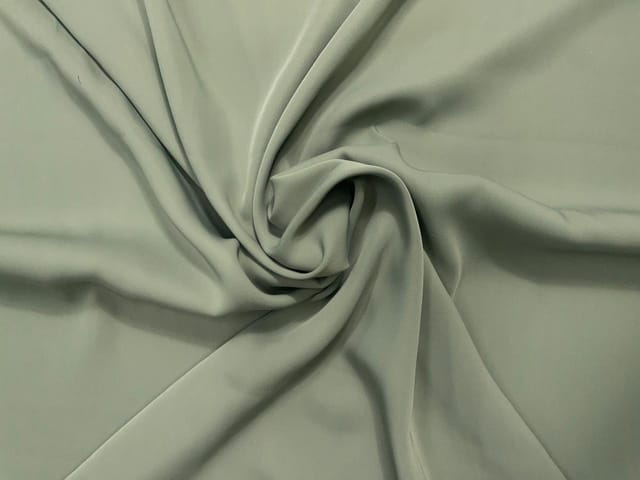 Pista Green  Plain Japanese Crepe Fabric  N231
