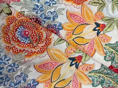 Multicolor Floral 40 Lea Cotton Linen Fabric