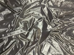 Beige Plain Venazia Lycra Foil Fabric