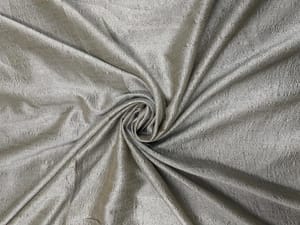 Grey Plain Two Tone Naysha Silk Fabric