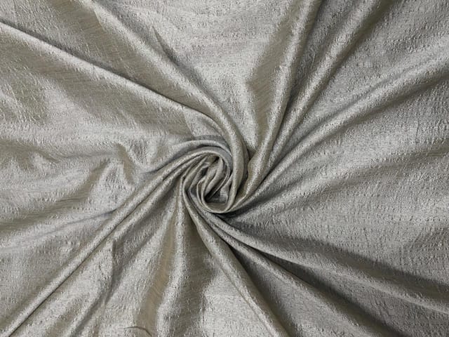 Grey Plain Two Tone Naysha Silk Fabric