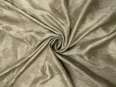 Dusty Olive Abstract Naysha Silk Fabric
