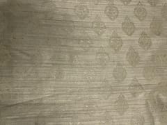 Dusty Olive Abstract Naysha Silk Fabric