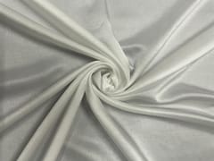 White Plain Milano Satin Fabric