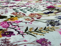 Sea Green Multicolor Floral Chinon Chiffon Fabric