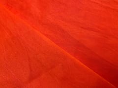 Orange Plain Dupion Fabric Fabric