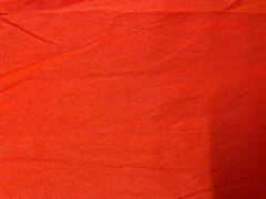 Orange Plain Dupion Fabric Fabric