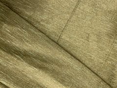 Sea Green Gold Plain Dupion Fabric Fabric