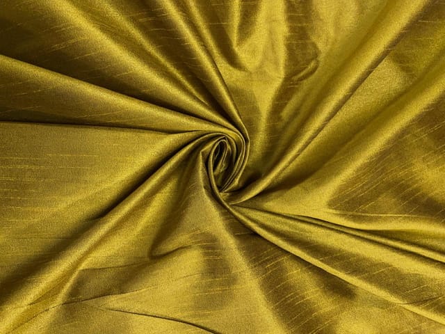 Mustrad Brown Plain Two Tone Dupion Fabric Fabric