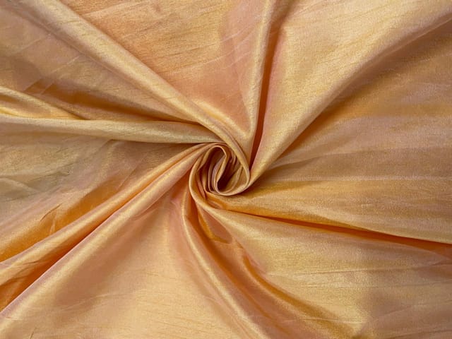Light Gold Plain Dupion Fabric N143 Fabric