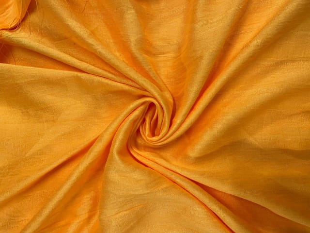 Yellow Plain Dupion Fabric N61 Fabric