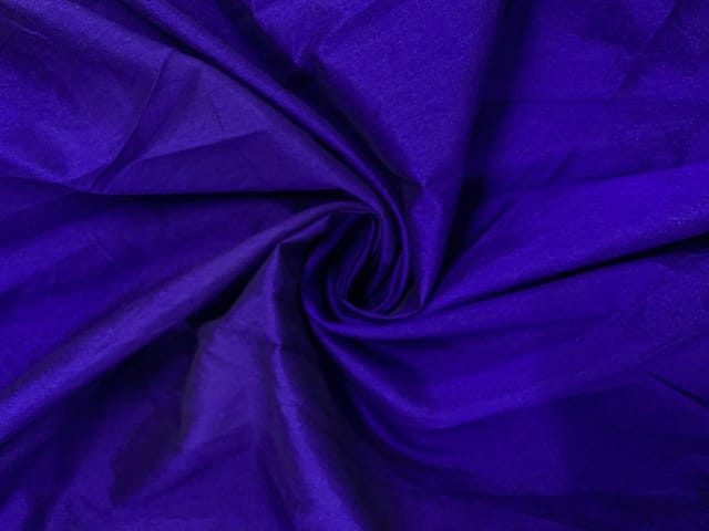 Navy Blue Plain Dupion Fabric N53 Fabric
