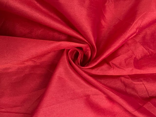 Salmon Pink Plain Dupion Fabric N100 Fabric