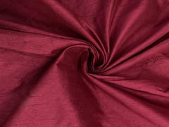 Dark Maroon Plain Dupion Fabric N27 Fabric